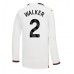 Billige Manchester City Kyle Walker #2 Udebane Fodboldtrøjer 2023-24 Langærmet